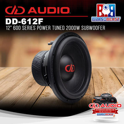 DD Audio DD-612F-D2 12" 600 Series Power Tuned 2000w Subwoofer