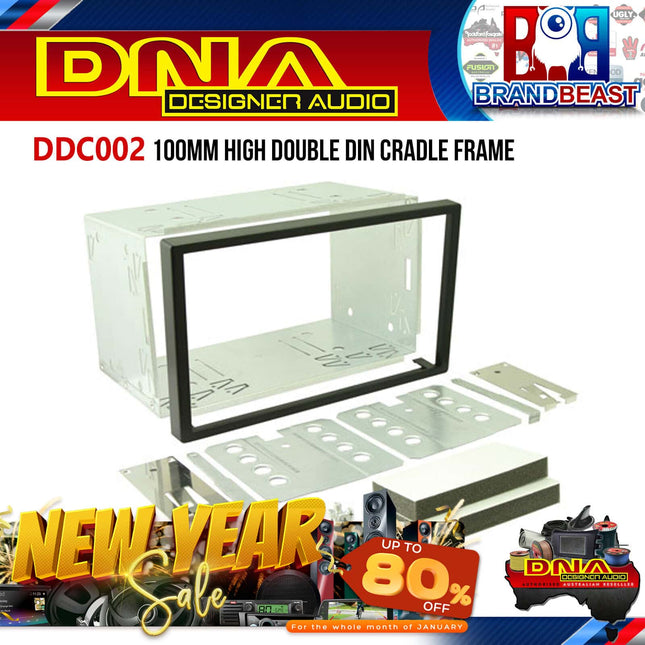 DNA DDC002 100mm High Double Din Cradle Frame