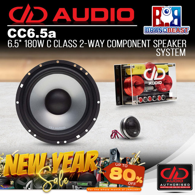 DD Audio DD-CC6.5A 6.5" 180W C Class Component Speaker System - Pair