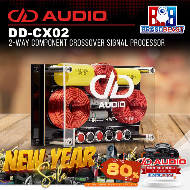 DD Audio DD-CX02 2-Way Component Crossover Signal Processor