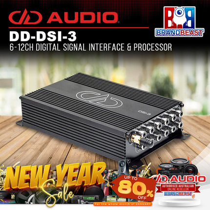 DD Audio DD-DSI-3 6-12CH Digital Signal Interface &amp; Processor