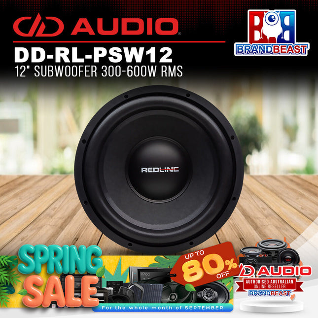 DD Audio DD-RL-PSW12-D2 REDLINE PSW Series 12" 1800W Subwoofer