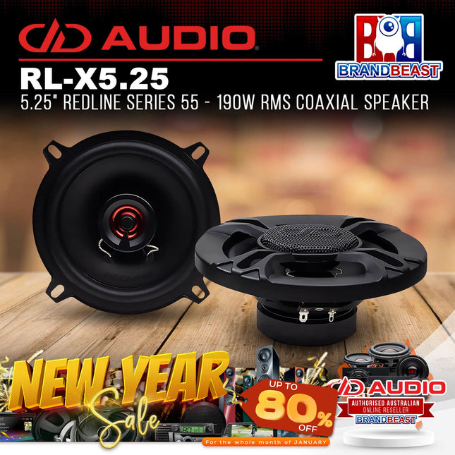 DD Audio DD-RL-X5.25 5.25" Redline Series Coaxial Speaker