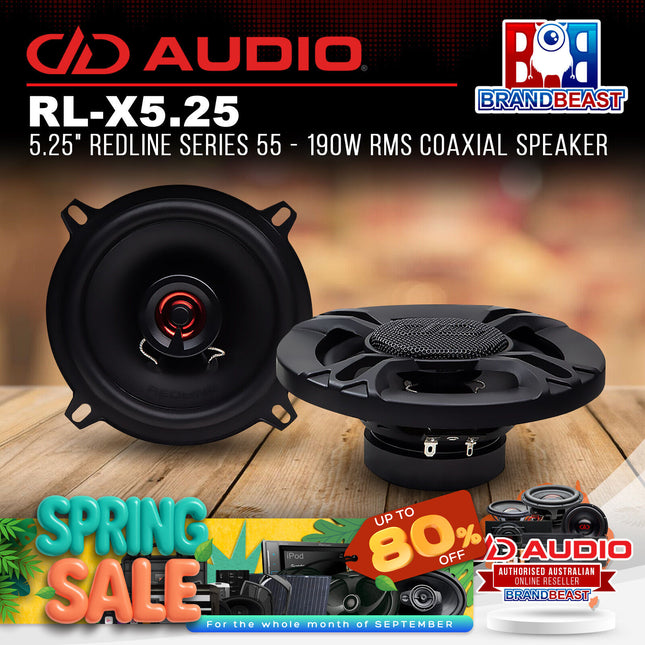 DD Audio DD-RL-X5.25 5.25" Redline Series Coaxial Speaker