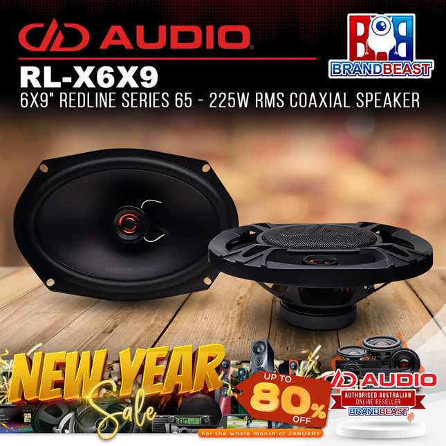 DD Audio DD-RL-X6X9 6x9" Redline Series Coaxial Speaker