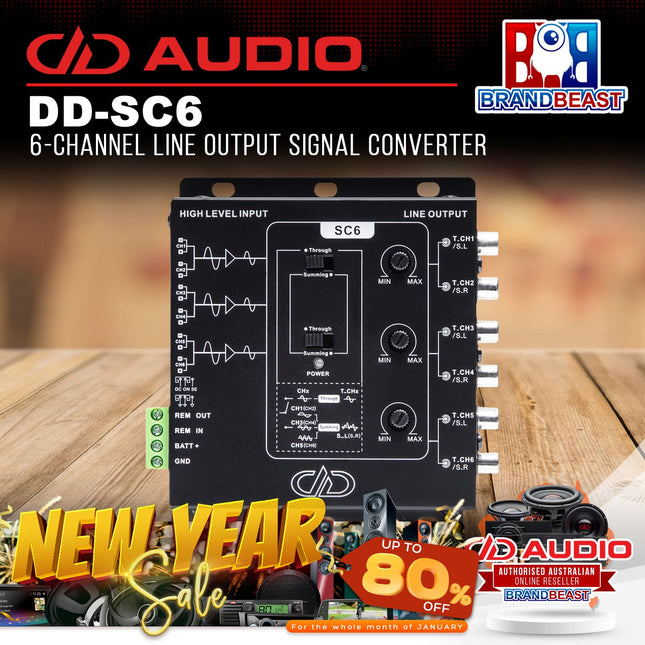 DD Audio DD-SC6 6-Channel Line Output Signal Converter