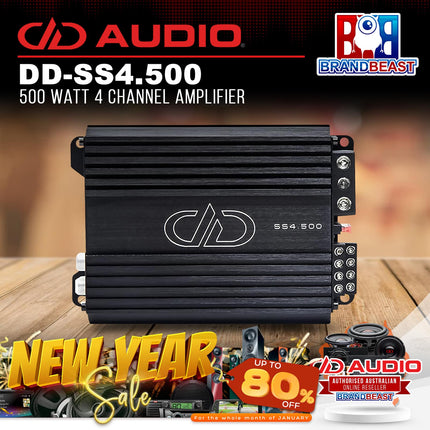 DD Audio DD-SS4.500 500 Watt 4 Channel Amplifier