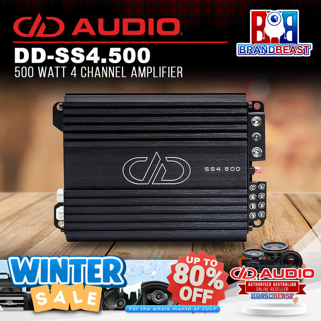 DD Audio DD-SS4.500 500 Watt 4 Channel Amplifier