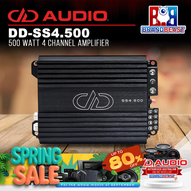 DD Audio DD-SS4.500 500 Watt 4 Channel Amplifier