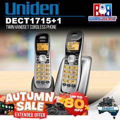 Uniden DECT1715+1 DECT Digital Phone System With Power Failure Backup