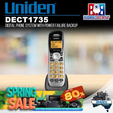 Uniden DECT1735 DECT Digital Phone System with Power Failure Backup