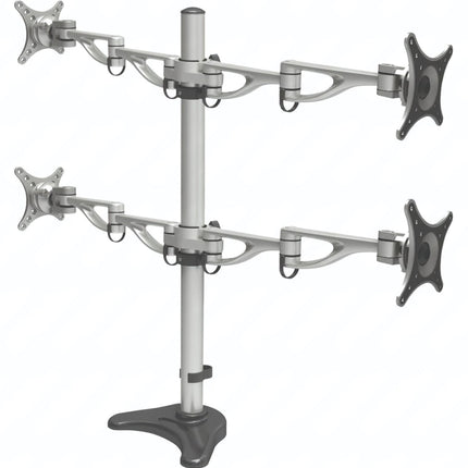 LOCTEK DLB204 Four LCD Screen Dual Arm Desktop Mount