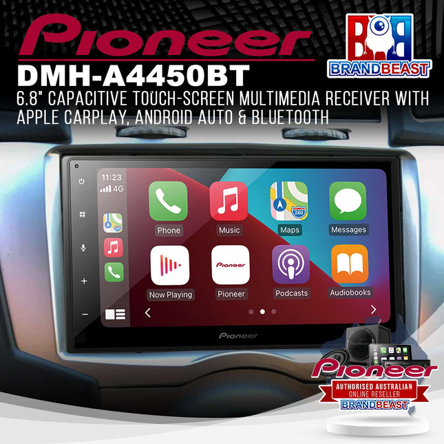 Pioneer DMH-A4450BT Apple CarPlay & Android‚Ñ¢ Auto Head Unit