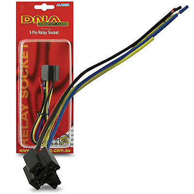 DNA ALA999 5 Pin 40 AMP Relay Socket With 21cm Long Wires