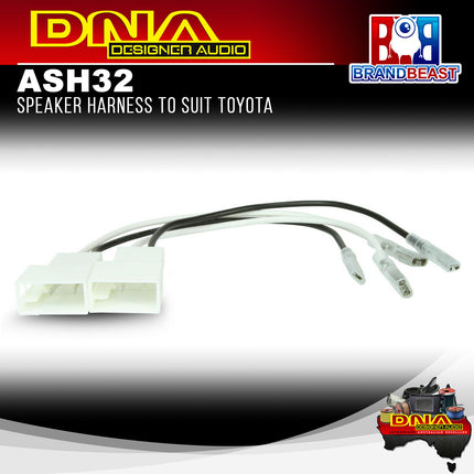 DNA ASH32 Speaker Harness To Suit Toyota