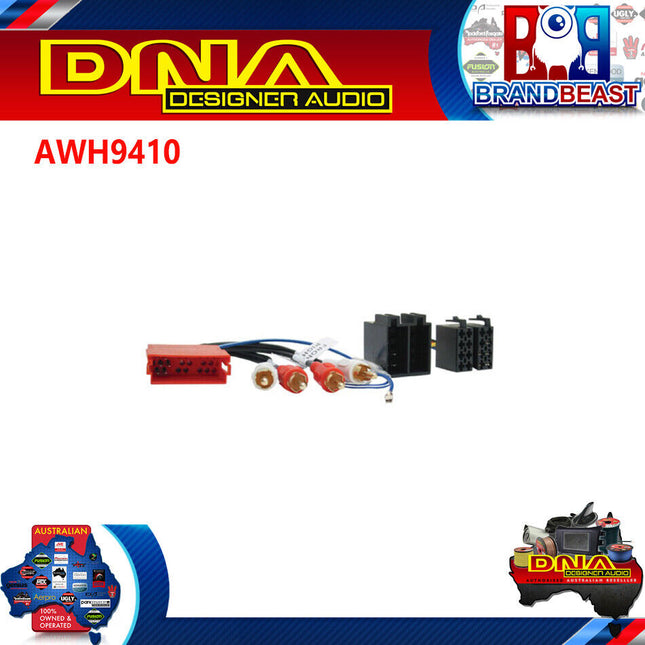 DNA AWH9410 Harness to Suit Audi &amp; Porsche Bose Full Amplified Speaker Systems