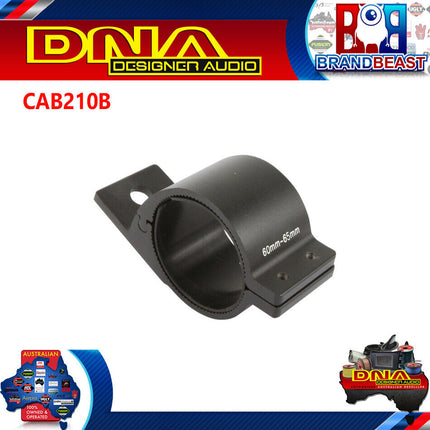 DNA CAB210B 60mm-65mm Wrap Around Bull Bar Bracket Black