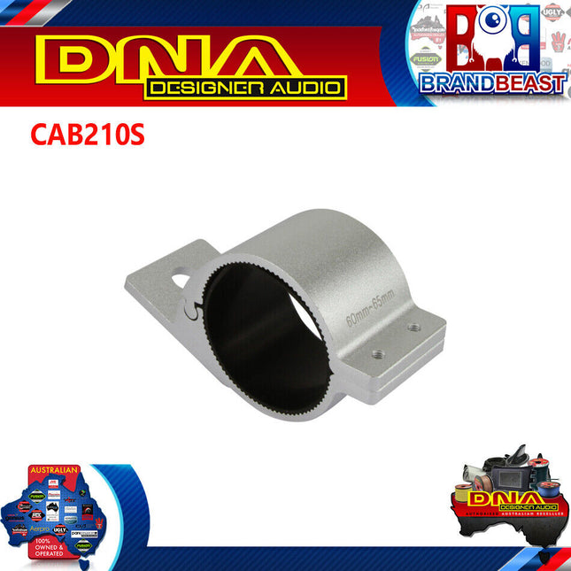 DNA CAB210S 60mm-65mm Wrap Around Bull Bar Bracket Silver