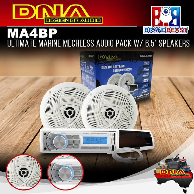 DNA MA4BP Ultimate Marine Mechless Audio Pack With 6.5&quot; Speakers