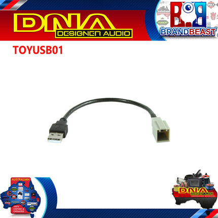 DNA TOYUSB01 USB Adaptor Lead To Suit Toyota