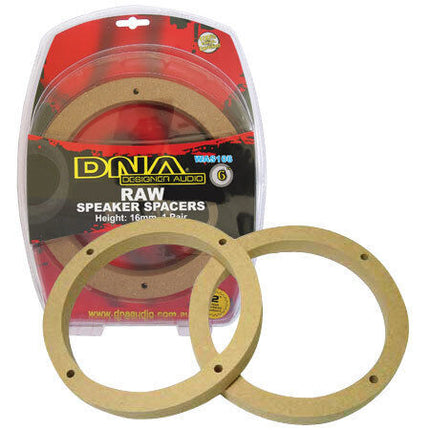 DNA WAS106 6&quot; Raw MDF Speaker Spacers - Pair