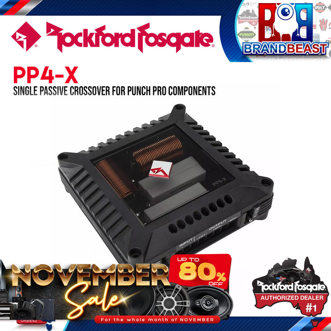 Rockford Fosgate PP4-X Punch Pro 4-Ohm Passive Crossover