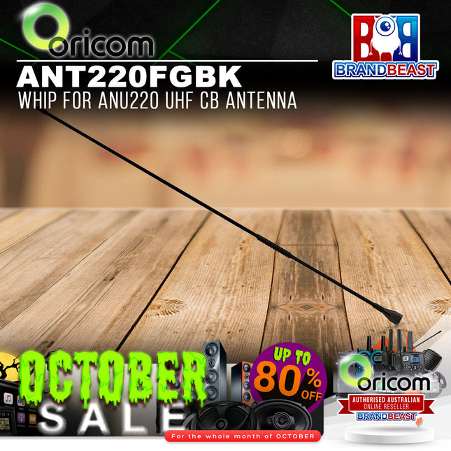 Oricom ANT220FGBK Whip For ANU220 UHF CB Antenna