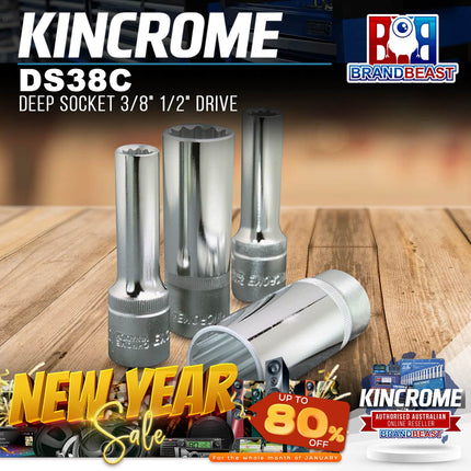 KINCROME DS38C Deep Socket 3/8&quot; 1/2&quot; Drive