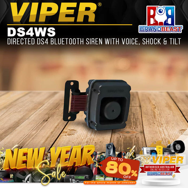 Viper DS4WS Directed DS4 Bluetooth Siren with Voice, Shock &amp; Tilt