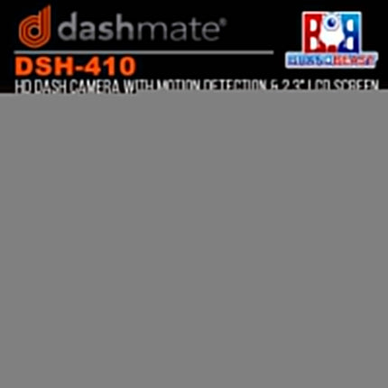 Dashmate DSH-410 HD Dash Camera with Motion Detection & 2.3" LCD Screen