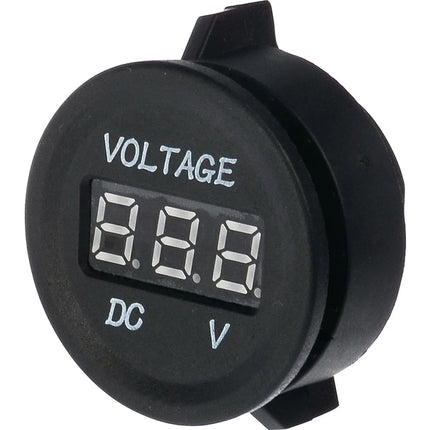 Drivetech 4x4 DT-06104 12/24V Round Voltmeter