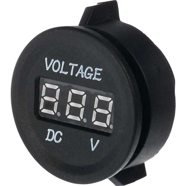 Drivetech 4x4 DT-06104 12/24V Round Voltmeter