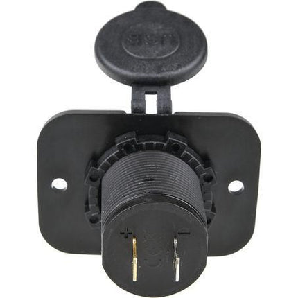 DRIVETECH 4X4 DT-17102 Dual USB Charger Socket 12/24V – Fast 2.4A Per Port for Cars, 4WD & Trucks