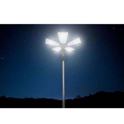Drivetech 4x4 DT-5SMD Telescopic Camping Light - Dual Colour Dimmable 12V LED Overhead Area Light with 3.8m Telescopic Pole, IP67 Waterproof, 50m Illumination Range for 4WD Camping and Outdoor Adventures