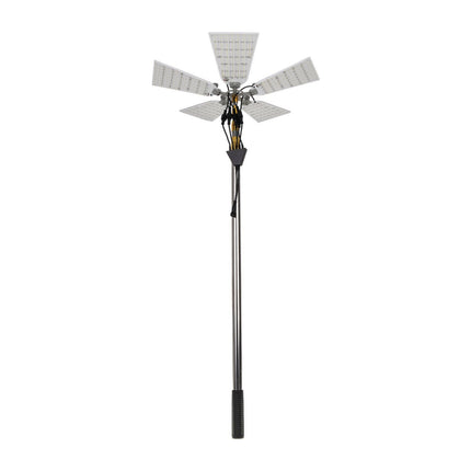 Drivetech 4x4 DT-5SMD Telescopic Camping Light - Dual Colour Dimmable 12V LED Overhead Area Light with 3.8m Telescopic Pole, IP67 Waterproof, 50m Illumination Range for 4WD Camping and Outdoor Adventures