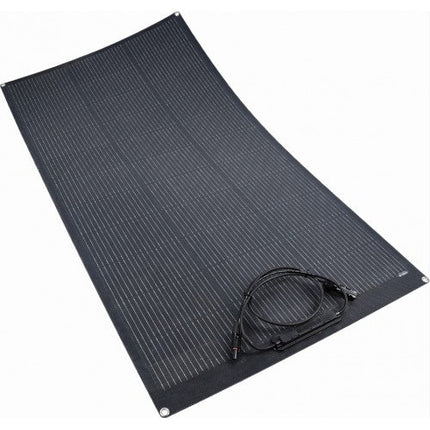 Drivetech 4x4 DT-SPF160-1 160W Semi-Flexible Solar Panel - Ultra-Thin ETFE Coated Panel with MC4 Connectors for Permanent Vehicle Roof, Caravan, Marine, and Curved Surface Solar Installations