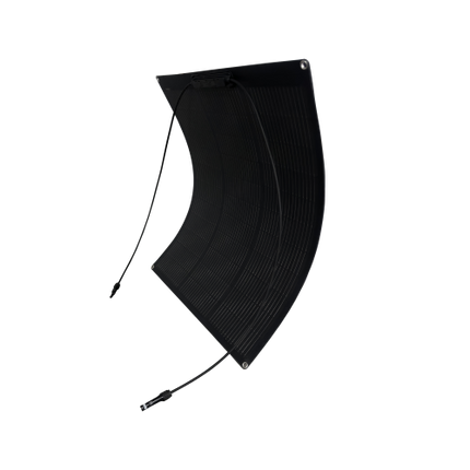 Drivetech 4x4 DT-SPF80-1 80W Semi-Flexible Solar Panel - Compact Ultra-Thin ETFE Coated Panel with MC4 Connectors for Small Vehicle Roof, Motorcycle, Compact Caravan, and Space-Limited Curved Surface Solar Installations