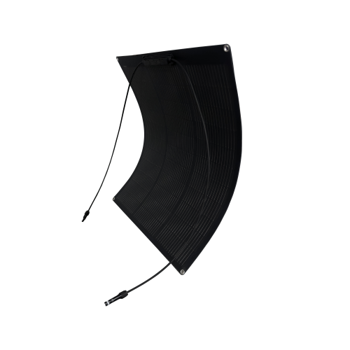 Drivetech 4x4 DT-SPF80-1 80W Semi-Flexible Solar Panel - Compact Ultra-Thin ETFE Coated Panel with MC4 Connectors for Small Vehicle Roof, Motorcycle, Compact Caravan, and Space-Limited Curved Surface Solar Installations