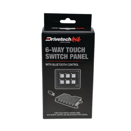 Drivetech 4x4 DT-SWP06 6-Way Touch Switch Panel with Bluetooth Control