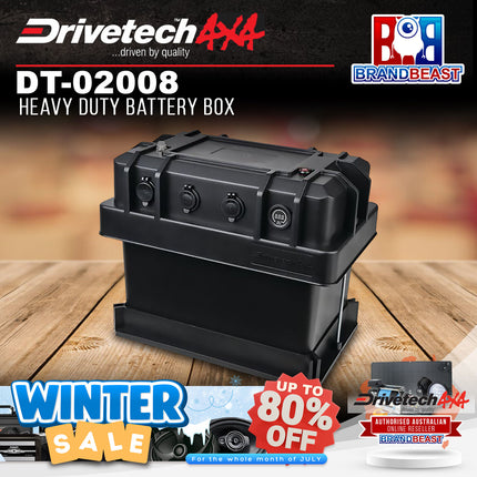 Drivetech4X4 DT-02008 Heavy Duty Battery Box