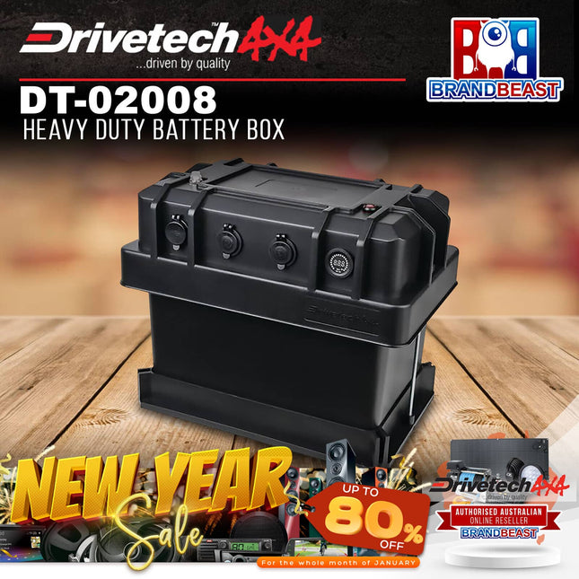 Drivetech4X4 DT-02008 Heavy Duty Battery Box