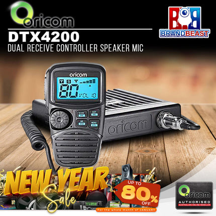 Oricom DTX4200 Dual Receive Controller Speaker Mic