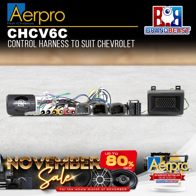 Aerpro CHCV6C Control Harness to Suit Chevrolet Silverado 2007-2013