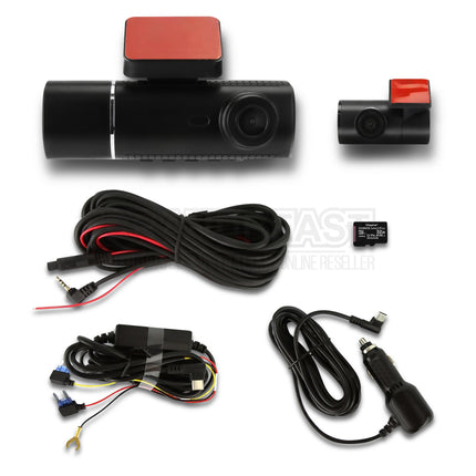 DNA DVR3CHS-4K 3-Channel Dash Cam Featuring 4K Front, 1080p Rear & 1080P Internal Infrared Camera With A 3 inch IPS Screen