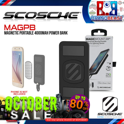 Scosche MAGPB MagicMount Magnetic 4000 mAh Portable PowerBank
