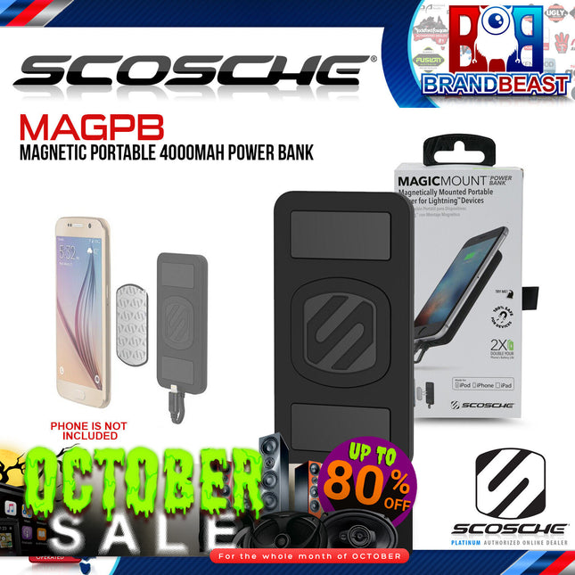 Scosche MAGPB MagicMount Magnetic 4000 mAh Portable PowerBank