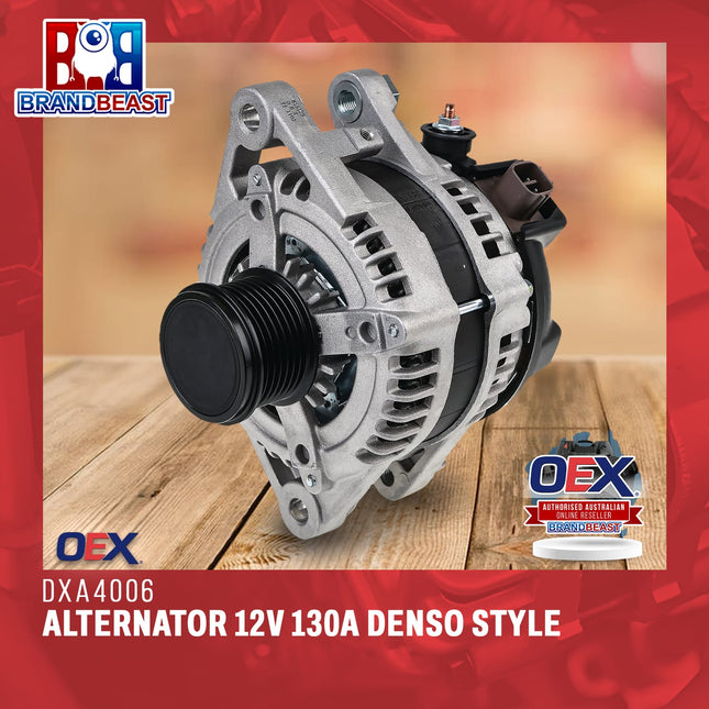 OEX DXA4006 Alternator 12V 130A Denso Style