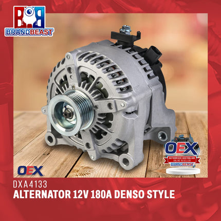 OEX DXA4133 Alternator 12V 180A Denso Style