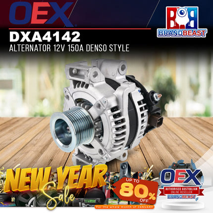 OEX DXA4142 Alternator 12V 150A Denso Style