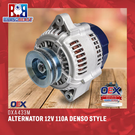 OEX DXA433M Alternator 12V 110A Denso Style